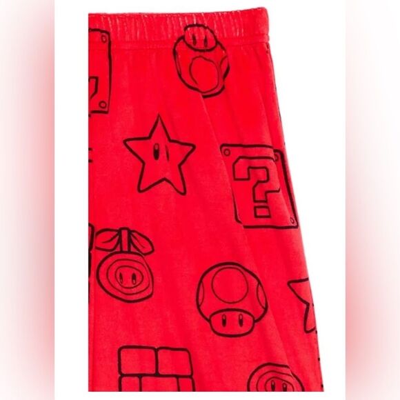 Nintendo Super Mario Kids Pajama Set - White, Red, Green - Picture 3 of 12